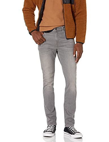 Amazon Essentials Herren Jeans, Komfortabler Stretch, Skinny-Fit-Passform (Früher Goodthreads), Grau, 28W / 29L von Amazon Essentials