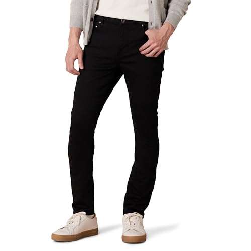 Amazon Essentials Herren Jeans, Komfortabler Stretch, Skinny-Fit-Passform (Früher Goodthreads), Schwarz, 34W / 29L von Amazon Essentials