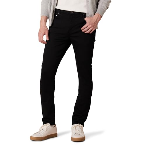 Amazon Essentials Herren Jeans, Komfortabler Stretch, Skinny-Fit-Passform (Früher Goodthreads), Schwarz, 42W / 34L von Amazon Essentials