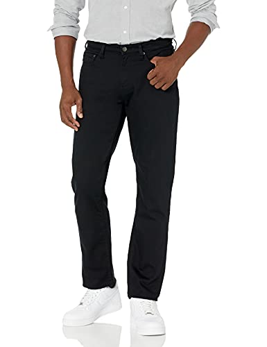 Amazon Essentials Herren Jeans, Sportlich Geschnitten, Schwarz, 33W / 29L von Amazon Essentials