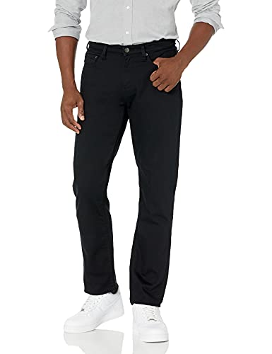 Amazon Essentials Herren Jeans, Sportlich Geschnitten, Schwarz, 40W / 32L von Amazon Essentials