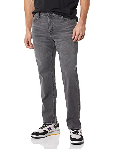 Amazon Essentials Herren Jeans, Sportlich Geschnitten, Verwaschenes Grau, 31W / 32L von Amazon Essentials