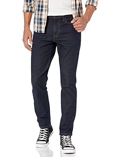 Amazon Essentials Herren Slim-Fit-Comfort-Stretchjeans - Auslauffarben, Dunkelblau, 36W / 28L von Amazon Essentials