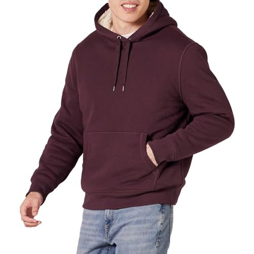 Amazon Essentials Herren Kapuzenpulli mit Sherpa-Futter, Burgunderrot, M Amazon Essentials Herren Kapuzenpulli mit Sherpa-Futter, Burgunderrot, M von Amazon Essentials