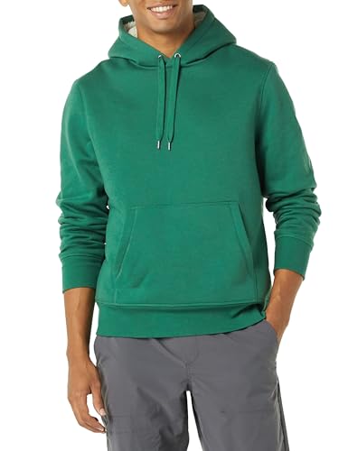 Amazon Essentials Herren Kapuzenpulli mit Sherpa-Futter, Grün, XXL von Amazon Essentials