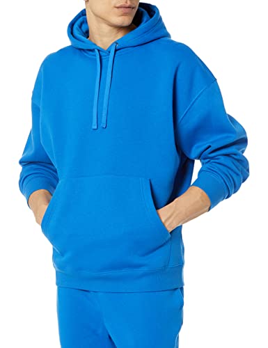 Amazon Essentials Herren Kapuzenpullover mit übergroßer Passform (erhältlich in Big & Tall), Kräftiges Blau, M von Amazon Essentials