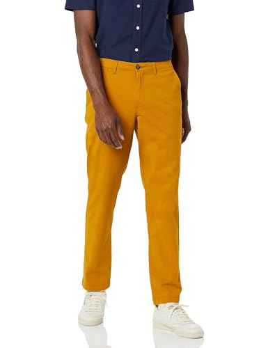 Amazon Essentials Herren Legere Stretch-Chinohose in sportlicher Passform (in Übergröße erhältlich), Dunkles Kamelbraun, 42W / 30L Amazon Essentials Herren Legere Stretch-Chinohose in sportlicher Passform (in Übergröße erhältlich), Dunkles Kamelbraun, 42W / 30L von Amazon Essentials