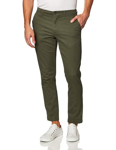 Amazon Essentials Herren Legere Stretch-Chinohose mit schmaler Passform, Olivgrün, 30W / 30L Amazon Essentials Herren Legere Stretch-Chinohose mit schmaler Passform, Olivgrün, 30W / 30L von Amazon Essentials