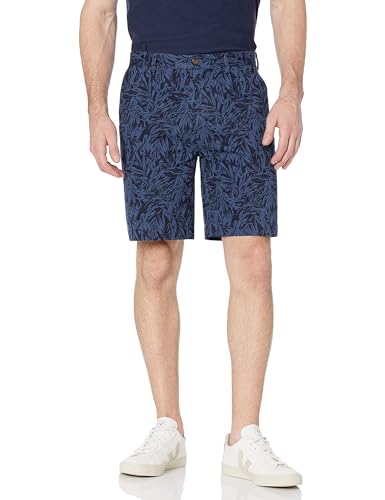 Amazon Essentials Herren Classic-Fit-Chino-Shorts, 22,9cm, Indigo Palmwedelaufdruck, 31W Amazon Essentials Herren Classic-Fit-Chino-Shorts, 22,9cm, Indigo Palmwedelaufdruck, 31W von Amazon Essentials