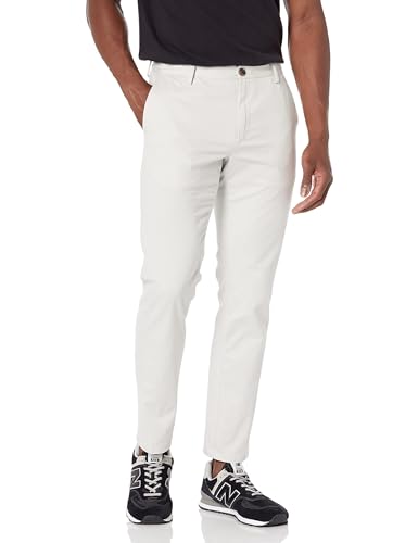 Amazon Essentials Herren Knitterfreie Flatfront-Chinohose in schmaler Passform, Hellgrau, 40W / 30L Amazon Essentials Herren Knitterfreie Flatfront-Chinohose in schmaler Passform, Hellgrau, 40W / 30L von Amazon Essentials