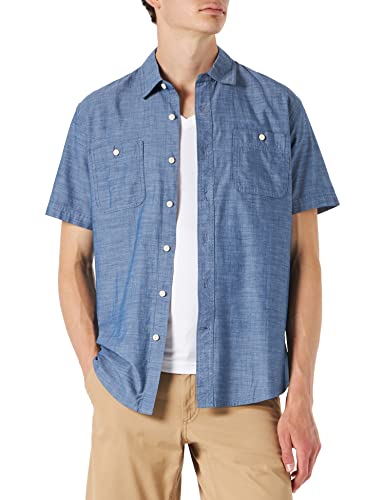 Amazon Essentials Herren Chambray-Hemd mit kurzen Ärmeln in normaler Passform, Leicht Ausgespült, XXL Amazon Essentials Herren Chambray-Hemd mit kurzen Ärmeln in normaler Passform, Leicht Ausgespült, XXL von Amazon Essentials