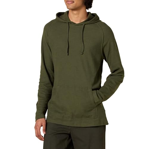 Amazon Essentials Herren Langärmeliger Thermo-Kapuzenpullover aus Flammgarn (Früher Goodthreads), Olivgrün, 3XL Tall von Amazon Essentials