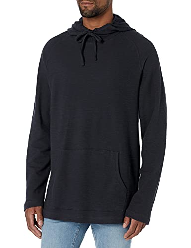 Amazon Essentials Herren Langärmeliger Thermo-Kapuzenpullover aus Flammgarn (Früher Goodthreads), Schwarz, XXL von Amazon Essentials