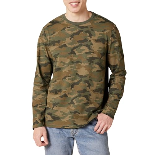 Amazon Essentials Herren Langärmeliges T-Shirt, Normale Passform, Grün Tarnmuster, XXL Amazon Essentials Herren Langärmeliges T-Shirt, Normale Passform, Grün Tarnmuster, XXL von Amazon Essentials