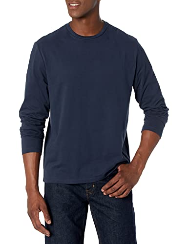Amazon Essentials Herren Langärmeliges T-Shirt, Normale Passform, Marineblau, L Amazon Essentials Herren Langärmeliges T-Shirt, Normale Passform, Marineblau, L von Amazon Essentials