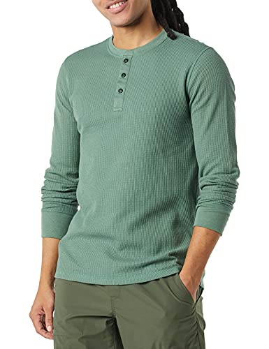 Amazon Essentials Herren Langärmeliges Waffel-Henley, Normale Passform, Grün, XS Amazon Essentials Herren Langärmeliges Waffel-Henley, Normale Passform, Grün, XS von Amazon Essentials