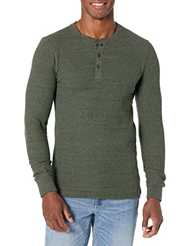 Amazon Essentials Herren Langärmeliges Waffel-Henley, Normale Passform, Olivenheide, M Amazon Essentials Herren Langärmeliges Waffel-Henley, Normale Passform, Olivenheide, M von Amazon Essentials