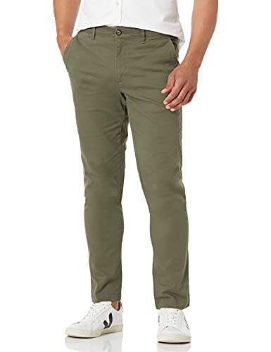Amazon Essentials Herren Legere Stretch-Chinohose mit Enger Passform, Olivgrün, 35W / 30L Amazon Essentials Herren Legere Stretch-Chinohose mit Enger Passform, Olivgrün, 35W / 30L von Amazon Essentials