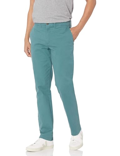 Amazon Essentials Herren Legere Stretch-Chinohose mit schmaler Passform, Dunkelgrün, 29W / 32L Amazon Essentials Herren Legere Stretch-Chinohose mit schmaler Passform, Dunkelgrün, 29W / 32L von Amazon Essentials