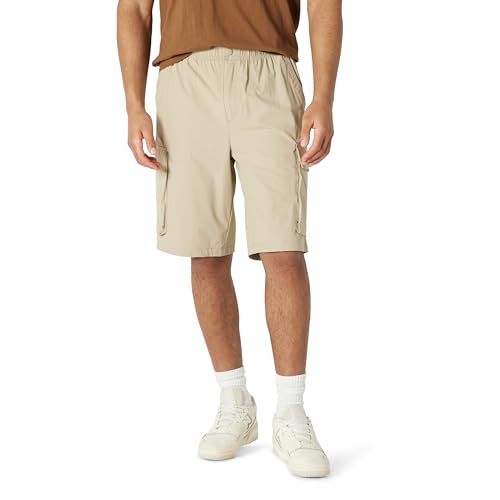Amazon Essentials Herren 28 cm Lange Cargohose, Loose Fit, Taupe, XXL von Amazon Essentials