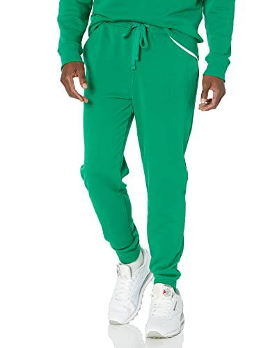Amazon Essentials Herren Leichte French-Terry-Jogginghose (erhältlich in Big & Tall), Grün, XXL von Amazon Essentials