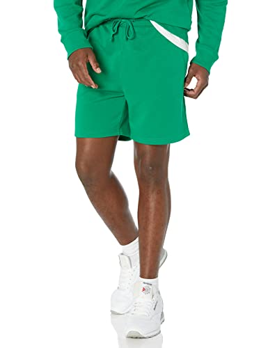 Amazon Essentials Herren Leichte French-Terry-Shorts (erhältlich in Big & Tall), Grün, L von Amazon Essentials