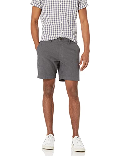 Amazon Essentials Herren Leichte Komfort-Stretch-Oxford-Shorts mit enger Passform (zuvor Goodthreads) 18 cm lang, Grau, 38W von Amazon Essentials