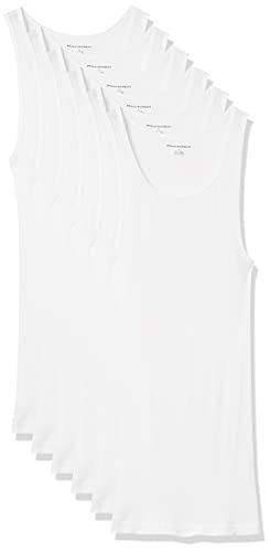 Amazon Essentials Herren Leichte Tankunterhemden, 6er-Pack, Weiß, XXL von Amazon Essentials