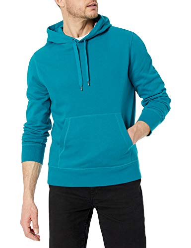 Amazon Essentials Herren Leichter French-Terry-Kapuzenpulli, Blaugrün, XXL von Amazon Essentials