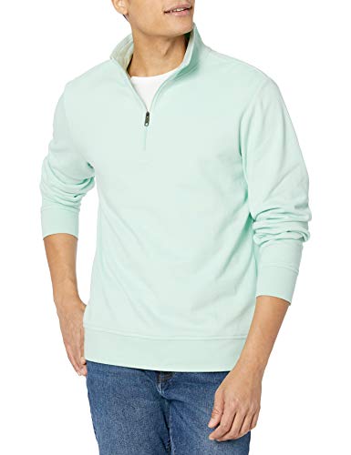Amazon Essentials Herren Leichtes French-Terry-Sweatshirt mit Viertelreißverschluss, Minzgrün, L Amazon Essentials Herren Leichtes French-Terry-Sweatshirt mit Viertelreißverschluss, Minzgrün, L von Amazon Essentials