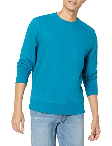 Amazon Essentials Herren Leichtes Langarm-Sweatshirt Aus Frottee Mit Rundhalsausschnitt, Grünblau, XXL Amazon Essentials Herren Leichtes Langarm-Sweatshirt Aus Frottee Mit Rundhalsausschnitt, Grünblau, XXL von Amazon Essentials