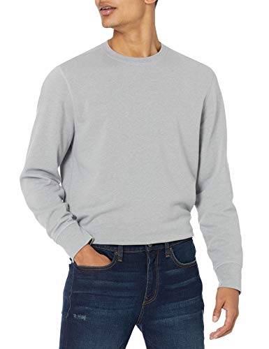Amazon Essentials Herren Leichtes Langarm-Sweatshirt Aus Frottee Mit Rundhalsausschnitt, Hellgrau Meliert, XL Amazon Essentials Herren Leichtes Langarm-Sweatshirt Aus Frottee Mit Rundhalsausschnitt, Hellgrau Meliert, XL von Amazon Essentials