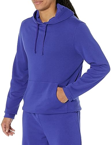 Amazon Essentials Herren Leichtes langärmeliges Frottee-Sweatshirt mit Kapuze (erhältlich in Big & Tall), Königsblau, M von Amazon Essentials