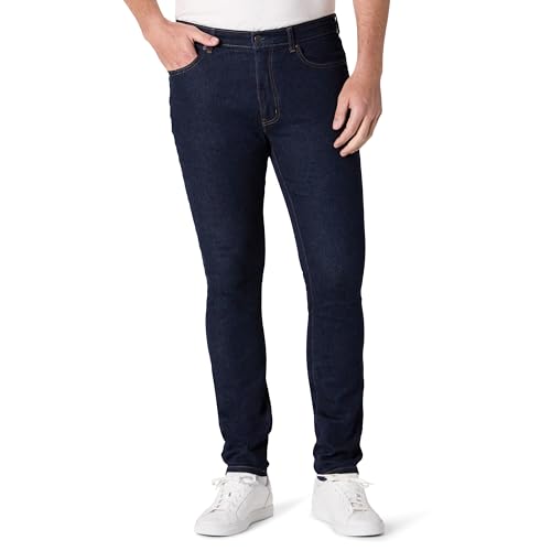 Amazon Essentials Herren Mittelgroße Elastische Skinny-Fit-Jeans, Auswaschen, 29W / 30L von Amazon Essentials