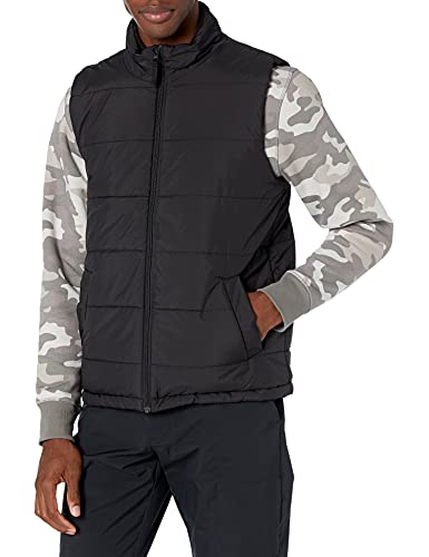 Amazon Essentials Herren Mittelschwere Pufferweste, Schwarz, XXL Amazon Essentials Herren Mittelschwere Pufferweste, Schwarz, XXL von Amazon Essentials