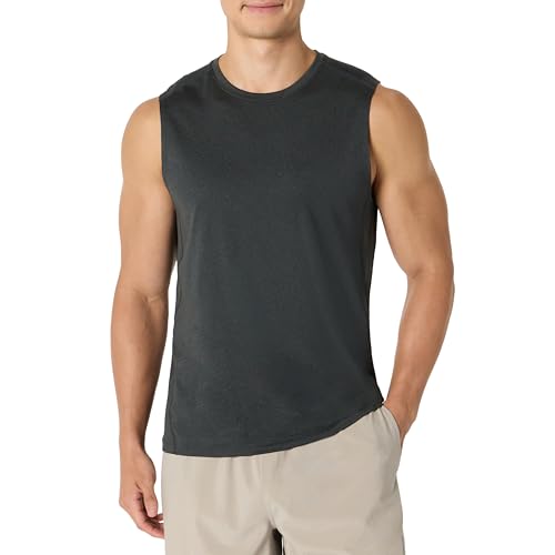 Amazon Essentials Herren Muskel-Tanktop aus Funktionsstretch, 2er-Pack, Graphit Heide/Marineblau, XL Amazon Essentials Herren Muskel-Tanktop aus Funktionsstretch, 2er-Pack, Graphit Heide/Marineblau, XL von Amazon Essentials