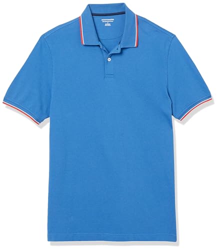 Amazon Essentials Herren Piqué-Poloshirt aus Baumwolle, Schmale Passform, Blau Thin Stripe, M Amazon Essentials Herren Piqué-Poloshirt aus Baumwolle, Schmale Passform, Blau Thin Stripe, M von Amazon Essentials