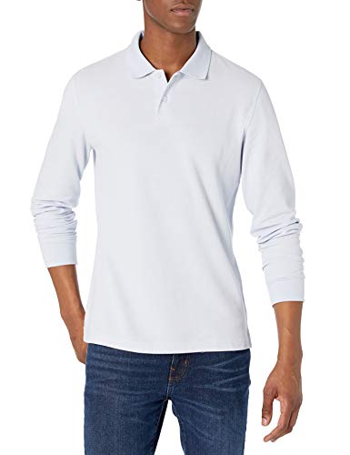 Amazon Essentials Herren Piqué-Poloshirt mit Langen Ärmeln in schmaler Passform, Hellblau, XXL Amazon Essentials Herren Piqué-Poloshirt mit Langen Ärmeln in schmaler Passform, Hellblau, XXL von Amazon Essentials
