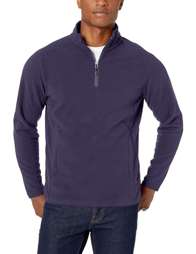 Amazon Essentials Herren Polarfleecejacke mit Viertelreißverschluss, Marineblau, L Amazon Essentials Herren Polarfleecejacke mit Viertelreißverschluss, Marineblau, L von Amazon Essentials
