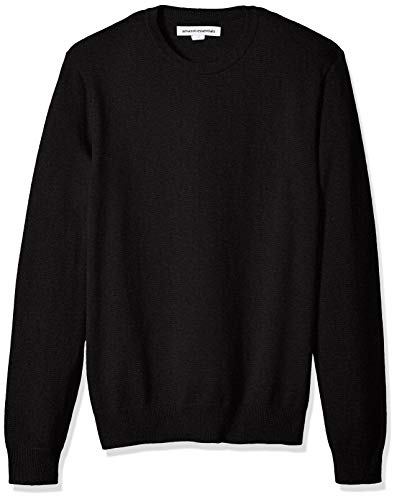 Amazon Essentials Herren Pullover mit Rundhalsausschnitt (in Übergrößen erhältlich), Schwarz, XL von Amazon Essentials