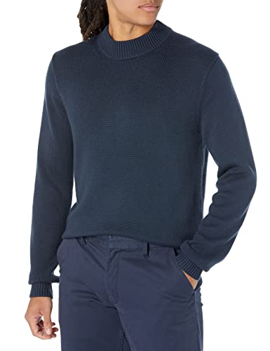 Amazon Essentials Herren Pullover mit Rundhalsausschnitt in normaler Passform (in großen Größen erhältlich) (zuvor Amazon Aware), Marineblau, XXL von Amazon Essentials