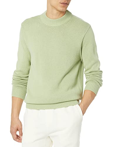 Amazon Essentials Herren Pullover mit Rundhalsausschnitt in normaler Passform (in großen Größen erhältlich) (zuvor Amazon Aware), Salbeigrün, XXL von Amazon Essentials