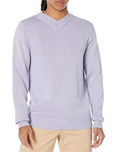 Amazon Essentials Herren Pullover mit V-Ausschnitt in normaler Passform (in großen Größen erhältlich) (zuvor Amazon Aware), Lila, 3XL von Amazon Essentials