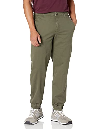 Amazon Essentials Herren Relaxed-Fit-Schreinerhose Mit Werkzeugtaschen - Auslauffarben, Olivgrün, 33W / 28L Amazon Essentials Herren Relaxed-Fit-Schreinerhose Mit Werkzeugtaschen - Auslauffarben, Olivgrün, 33W / 28L von Amazon Essentials