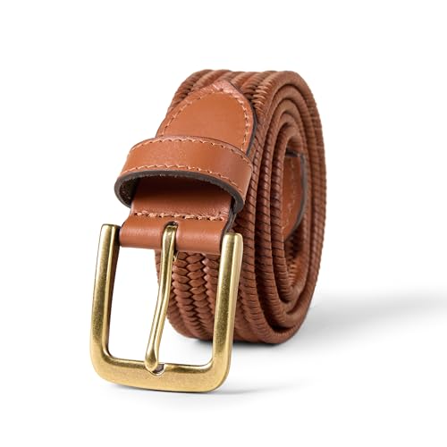 Amazon Essentials Herren Röhrenförmiger Stretch-Webgürtel, Bräunen, 110 Amazon Essentials Herren Röhrenförmiger Stretch-Webgürtel, Bräunen, 110 von Amazon Essentials