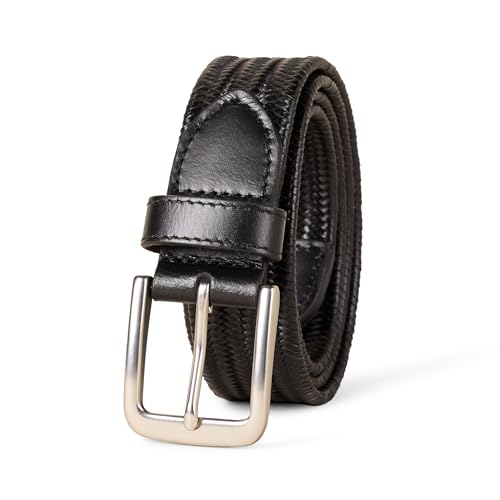 Amazon Essentials Herren Röhrenförmiger Stretch-Webgürtel, Schwarz, 105 Amazon Essentials Herren Röhrenförmiger Stretch-Webgürtel, Schwarz, 105 von Amazon Essentials
