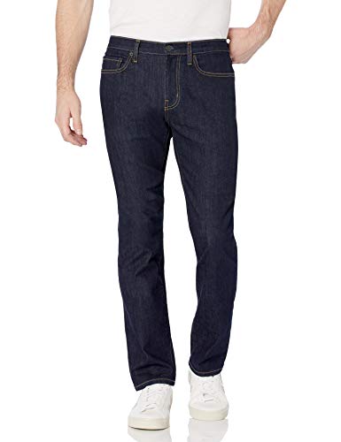 Amazon Essentials Herren Schmal geschnittene High Stretch-Jeans, Leicht Ausgespült, 35W / 28L von Amazon Essentials