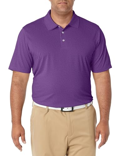 Amazon Essentials Herren Golf-Poloshirt, Feuchtigkeitsableitend Schnell Trocknend, Kurzarm, Violett Heidekraut, XS von Amazon Essentials