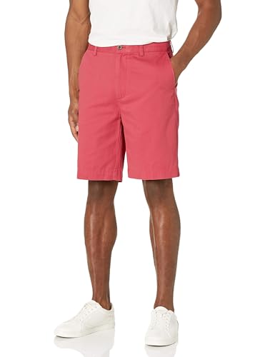 Amazon Essentials Herren Shorts, Klassischer Schnitt, 23 cm, Verwaschenes Rot, 38W von Amazon Essentials