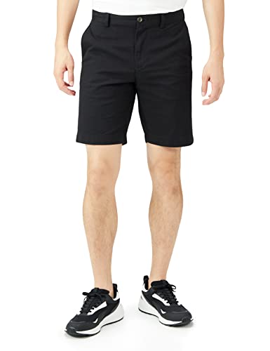 Amazon Essentials Herren Shorts, Schmale Passform, 23 cm, Schwarz, 28W von Amazon Essentials